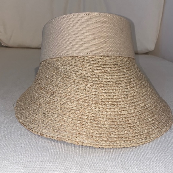Tan + Lines Accessories - Sivan Ayla Shop Tan + Lines Praise Be Visor - Sand